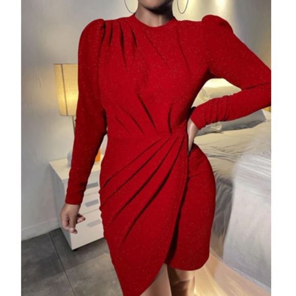 Glittery Elegant Party Dress main image 1